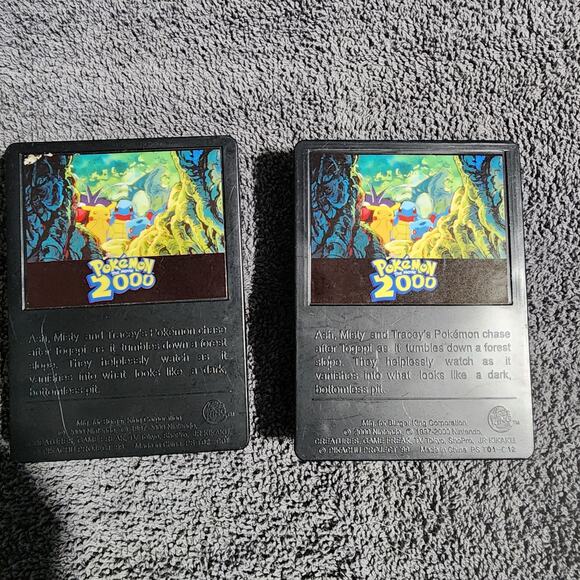 2000 Burger King Pokemon Power Cards Snorlax, 2 Cards - Picture 6 of 6